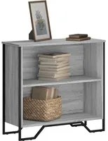 Libreria Grigio Sonoma 80x31x74,5 cm in Legno Multistrato 848622