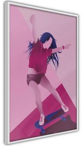 Poster Girl on a Skateboard