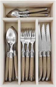 Set di 24 posate fatte a mano lucide Debutant, 6 persone