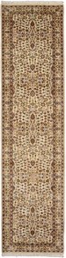 Tabriz Tappeto orientale 90x340 Beige (Indian) Annodato A Mano