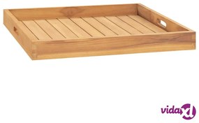 vidaXL Vassoio da Portata 60x60 cm in Legno Massello di Teak