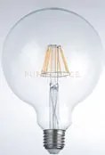 Lampadine led filamento globo attacco e27 8w 1055lm 6500k 300° 125x...