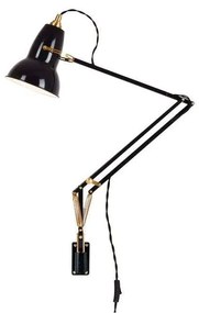 Anglepoise - Original 1227 Ottone Applique da Parete con Supporto Jet Black Anglepoise