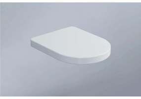 Copriwater Frizionato Ceramica Cielo Soft-Close Bianco Lucido "Smile 53"