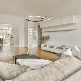 Rabalux 72296 - Lampadario LED a sospensione con filo EMILION LED/36W/230V nero/oro