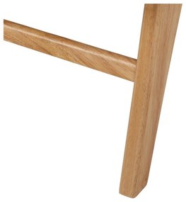 Poltrona con schienale in rattan in colore naturale - Ixia