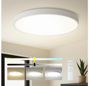 Brilagi - Lampada LED dimmerabile POOL SMART LED/128W/230V Ø 100 cm Wi-Fi Tuya bianco + telecomando