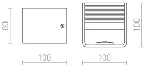 RED - Design Rendl - R12598 - Applique LED ONYX LED/5W/230V bianca