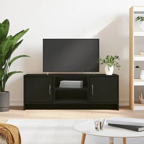 Mobile Porta Tv Nero 102x30x37,5 Cm İn Legno Multistrato /