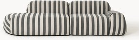 Chaise longue componibile a righe Wolke
