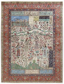 Tabriz Tappeto persiano 200 x 270 (Iran) Annodato A Mano