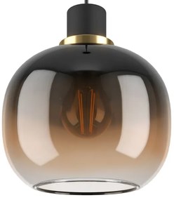 Eglo 99615 - Lampadario a sospensione con filo OILELLA 3xE27/40W/230V marrone