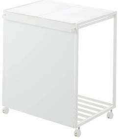 Bidone bianco in metallo per rifiuti differenziati Tower - YAMAZAKI