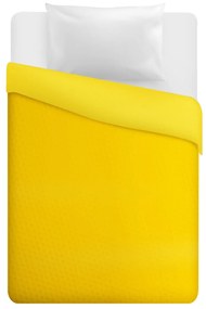 Trapuntino 1 piazza e mezza double face giallo chiaro scuro