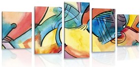 Quadri 5 pezzi – Arte astratta