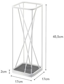 Portaombrelli bianco Square - YAMAZAKI