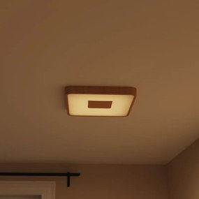 Plafoniera LED Piazo bianco IP21 cct da bianco caldo a bianco freddo con regolazione di temperatura, 5600 lumen INSPIRE