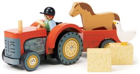 Tender Leaf - Trattore in legno con cavallo