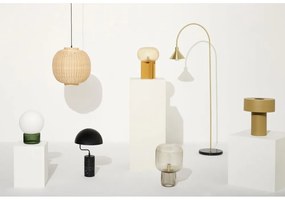Lampada da tavolo bianco-verde (altezza 33 cm) Sphere - Hübsch