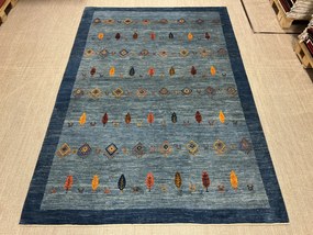 Gashguli Tappeto 200 x 290 Blu (Iran) Annodato A Mano
