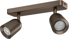 Eglo 901949 - Faretto CAMALDOLI 2xGU10/10W/230V bronzo