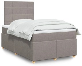 Giroletto A Molle Con Materasso Tortora 120x200 Cm İn Tessuto /