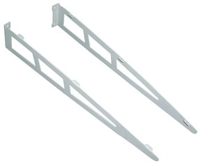 Struttura per pensilina in alluminio grigio L 33 x P 93 cm