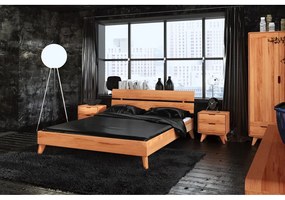 Letto matrimoniale in legno di faggio 160x200 cm Greg 2 - The Beds