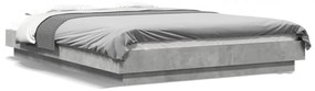 Giroletto Luci Led Grigio Cemento 120x200 Cm Legno Multistrato /