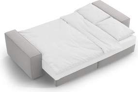 Divano letto grigio chiaro 247 cm Jodie - Micadoni Home