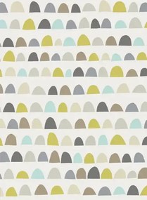Scion Carta da parati Priya - Mist/ Pear/ Pewter