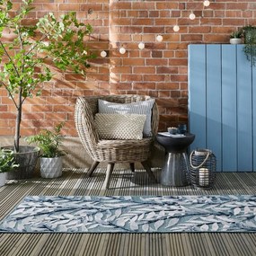 Tappeto blu per esterni 80x230 cm Willow - Flair Rugs