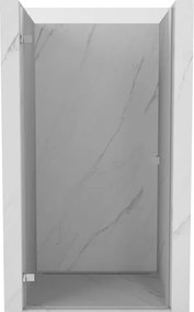 Mexen Lunar-B porta doccia battente sinistra 80 cm, trasparente, cromo - 832-080-000-01-00-L