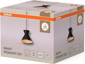 Osram - Lampada a sospensione con cavo DECOR WAIST 1xE27/40W/230V nero