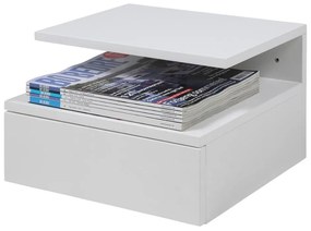 Comodino sospeso bianco Ashlan - Actona