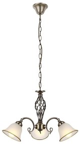 Globo 60208-3 - Lampadario a sospensione con catena ODIN 3xE27/60W/230V