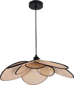 Lampadario a sospensione con filo TOBAGO 1xE27/20W/230V diametro 60 cm beige
