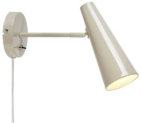 Lampada da parete greige con alimentazione a corrente Peak – Markslöjd