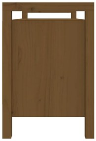 Panca da Ingresso Miele 110x40x60 cm in Legno Massello di Pino