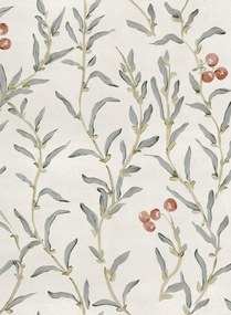 Coordonne Carta da parati Wild Blackthorn - Vermillion