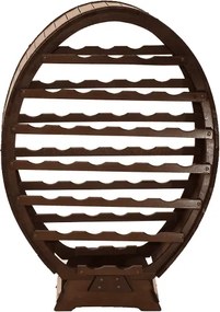 Cantinetta porta bottiglia in legno botte 30 POSTI