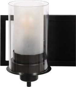 Lampada da parete in bianco e nero - Ixia