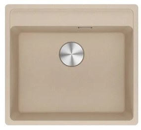 Lavello integrato 1 vasca FRANKE Maris Avena fragranite L 51 x L 56 cm beige