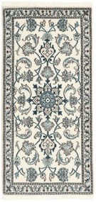 Nain Tappeto persiano 70x140 Beige (Iran) Annodato A Mano