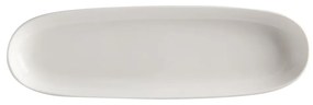 Piatto da portata in porcellana bianca Basic, 40 x 12,5 cm - Maxwell &amp; Williams