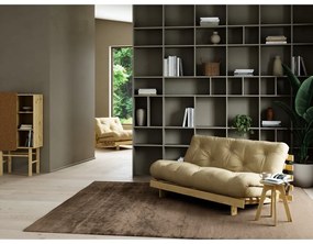 Divano letto beige 160 cm Roots - Karup Design