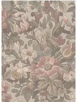 Rebel Walls Carta da parati panoramica Vintage Flora - Pastel