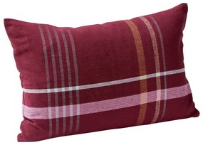 Cuscino in cotone rosso Sarah, 60 x 40 cm - Hübsch