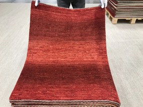 Loribaft Tappeto persiano 90 x 110 Rosso (Iran) Annodato A Mano