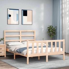 Giroletto Senza Materasso 140x200 Cm İn Legno Massello Di Pino /